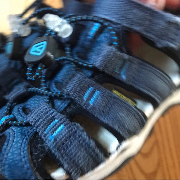 Keen Newport Neo H2 sandals Blue nights Brilliant Blue Shoes Little Boys size 12 - Picture 6 of 10